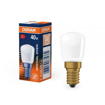 OSRAM E14 Backofenlampe SPC.T CL 40 W 230V matt